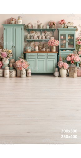 Tło fotograficzne „Miętowa porcelana” | E_710